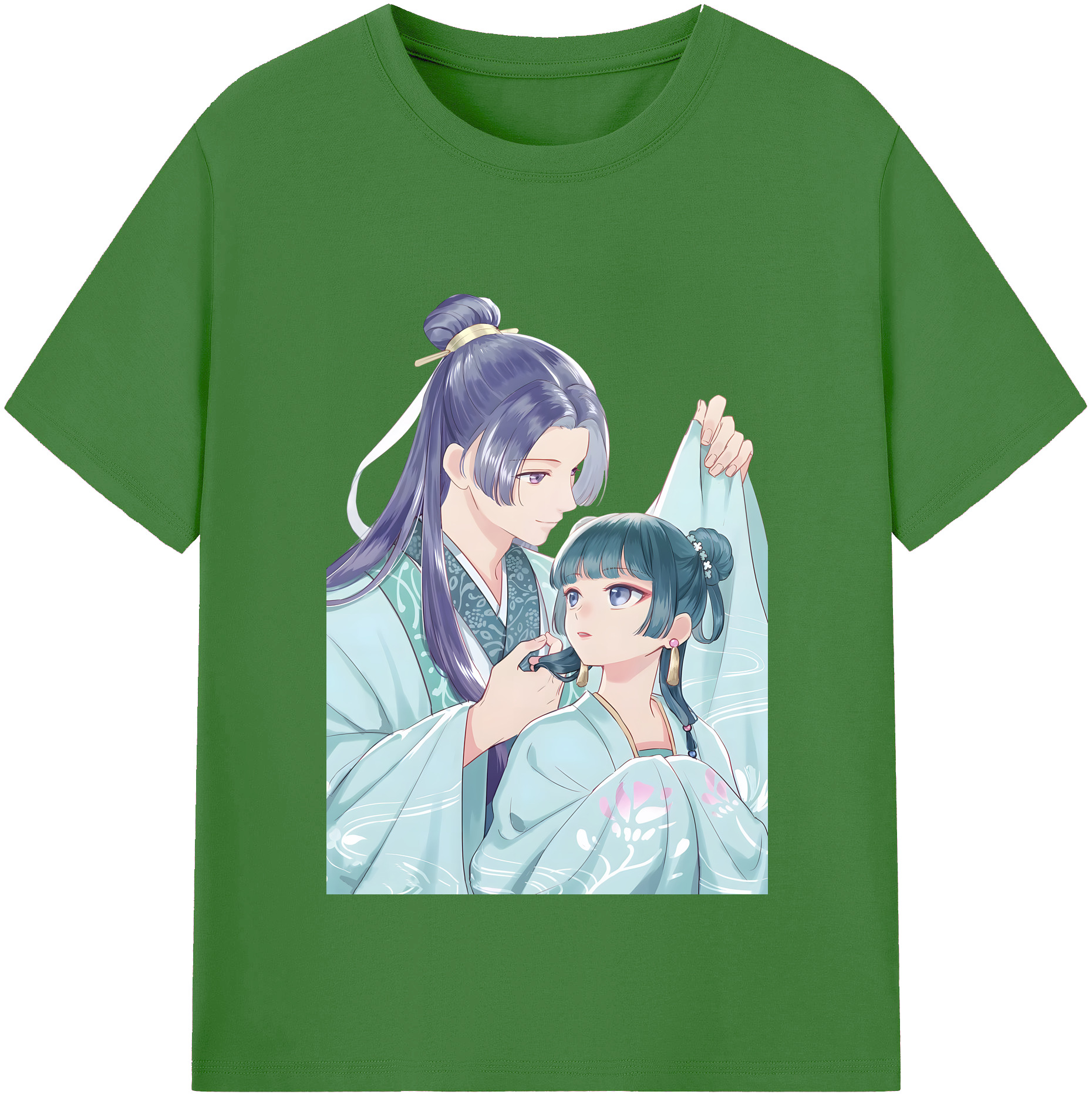 （画像用） 薬屋のひとりごと The Apothecary Diaries レディースカジュアルプリントTシャツ（綿100％）
